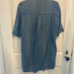 Denim shirt dress